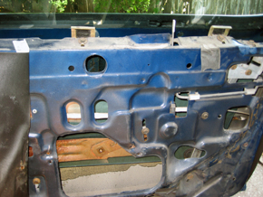 1980 Camaro door panel removed
