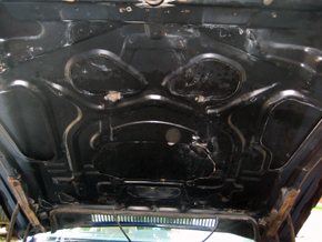 1980 Camaro under hood no insulation