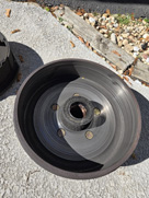 damaged brake drum