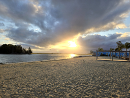 Sun rise at the campground