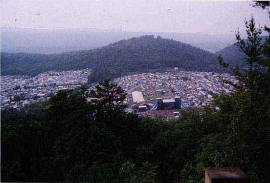 View from the lookout 7/26/01