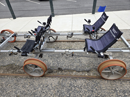 Pedal rail car